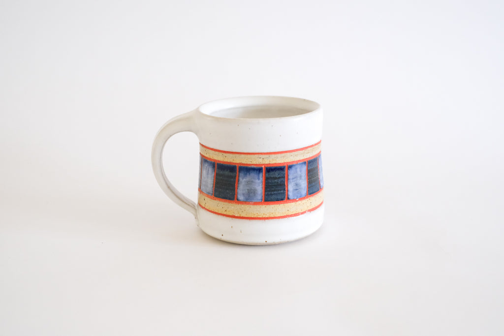 Mug in Navy and Red