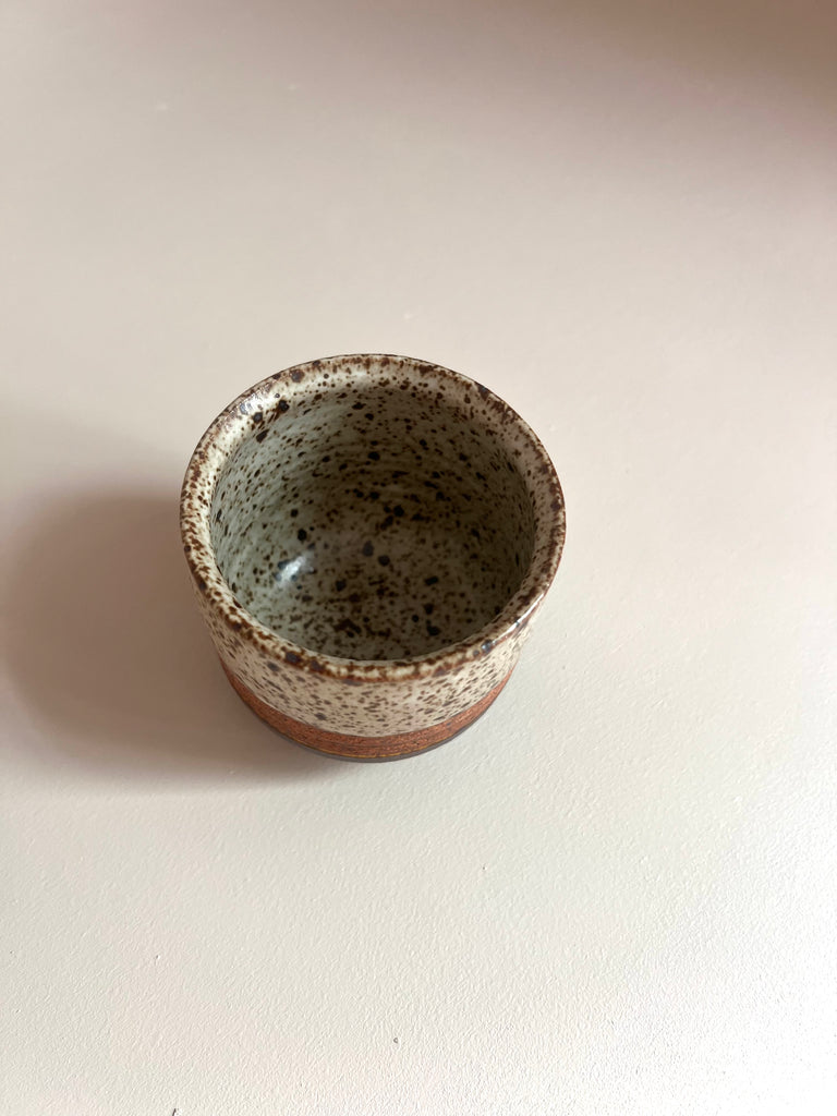 Palm Cup in Cinnamon and Raw Clay