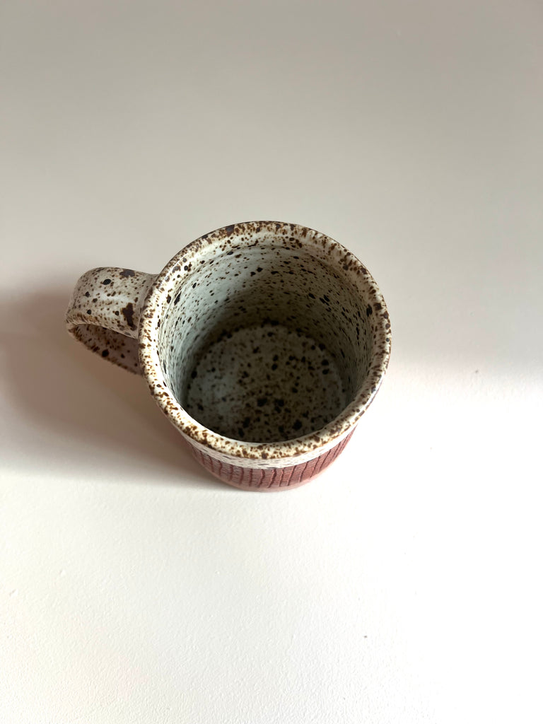 Mug in Red Grid