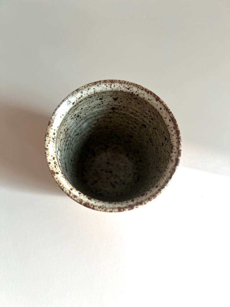 Tall Cup in Red Grid