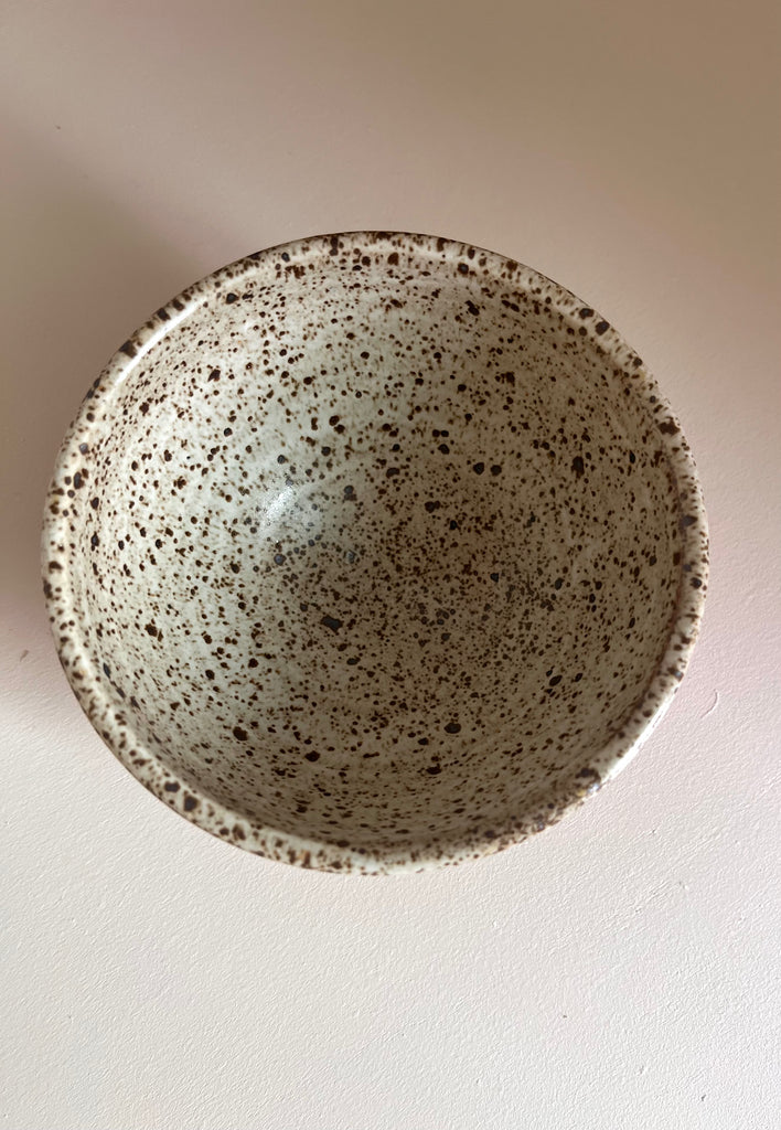 Salsa Bowl in Red Grid and dark Inlay