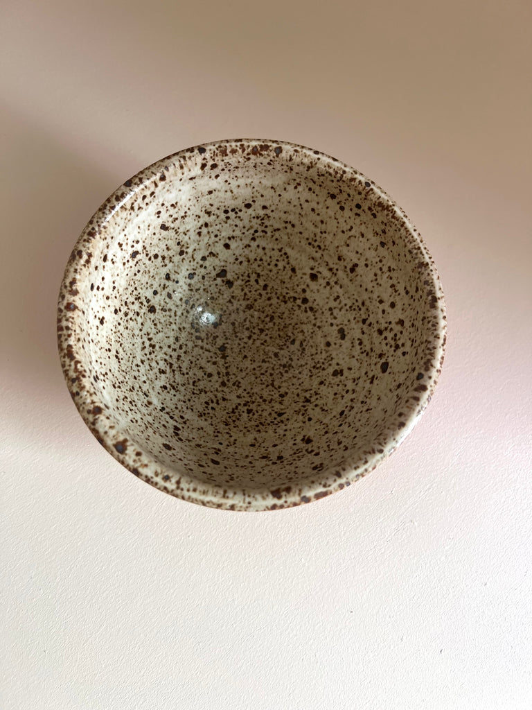 Salsa Bowl in Red Grid