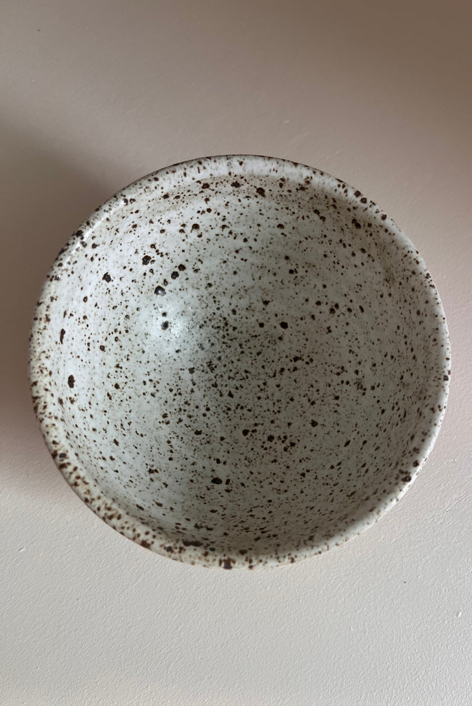 Salsa Bowl in Ochre Grid and Dark Inlay