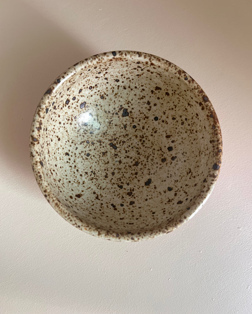 Snack Bowl in Mauve and Inlay Band