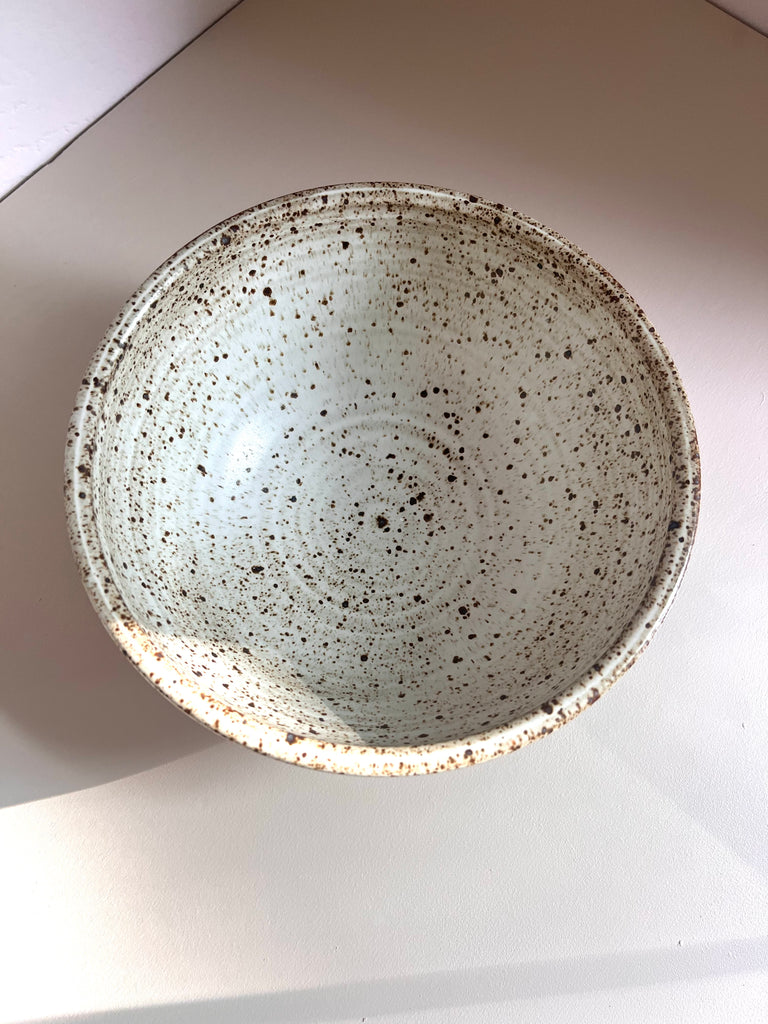 Sides Serving Bowl in Red Grid