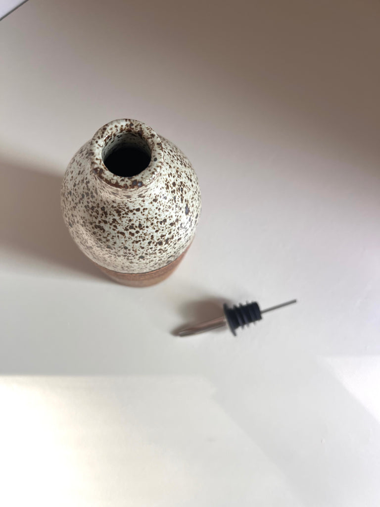Oil Pourer in Ochre and Raw Clay