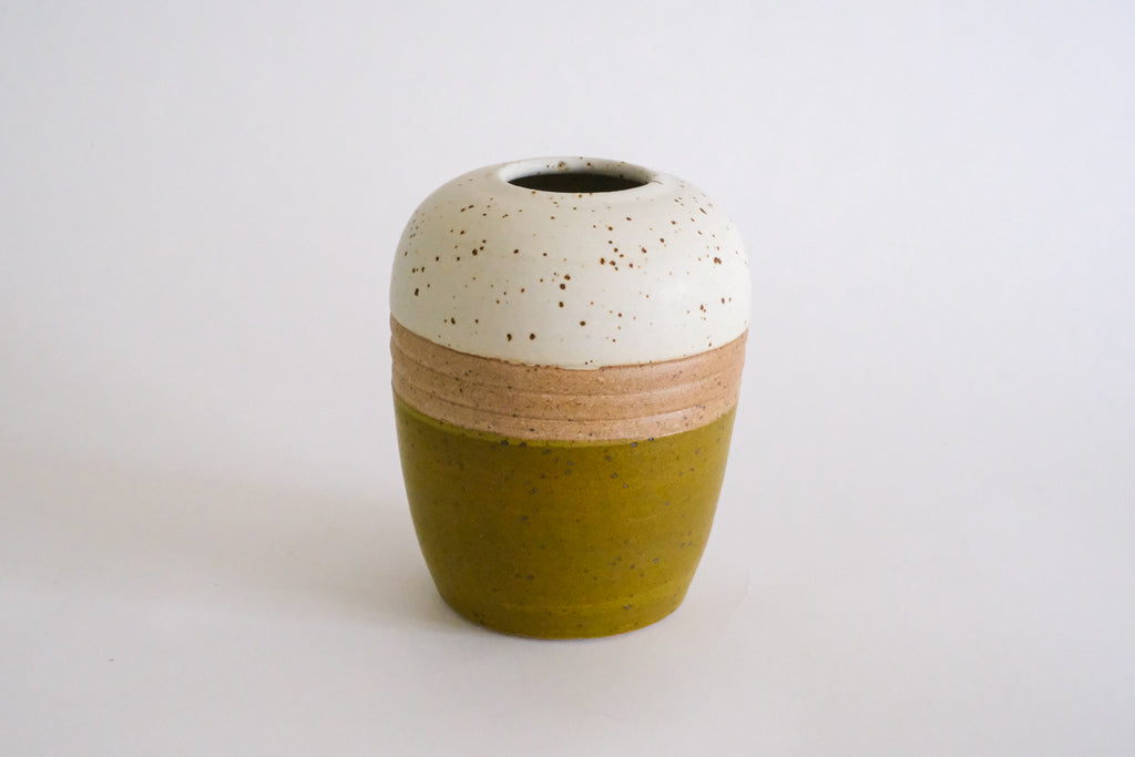 Simple Vase in Olive