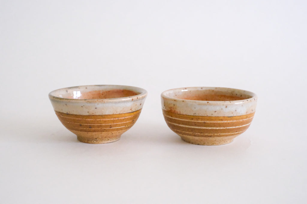 Set of 2 Little Shino Rust Bowls