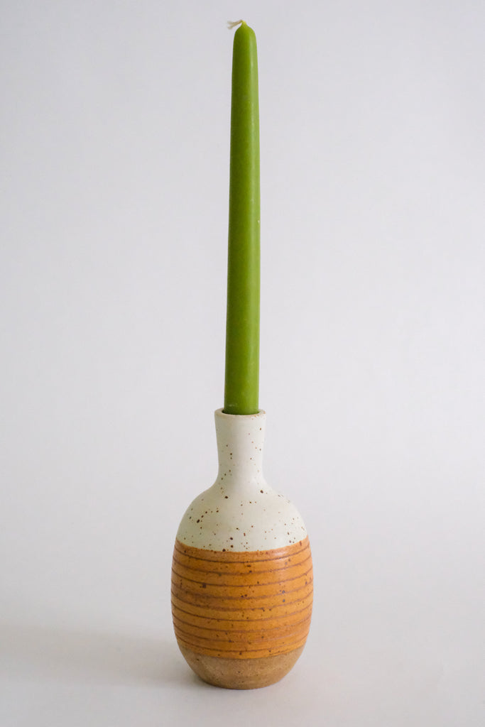 Bottle Neck Vase in Mustard