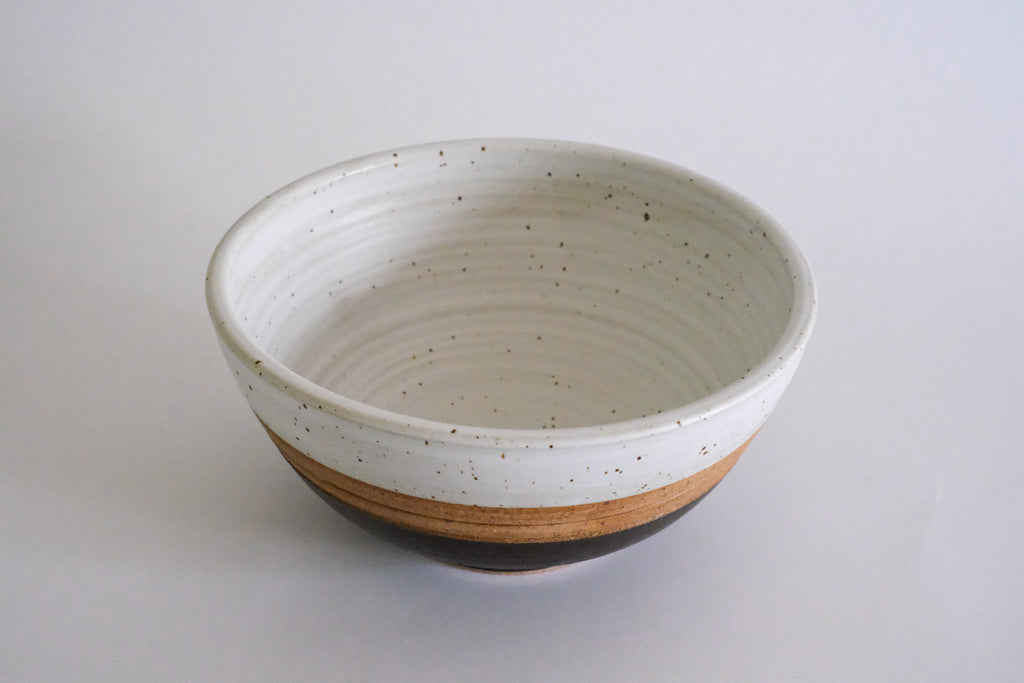 Black and White Serving Bowl