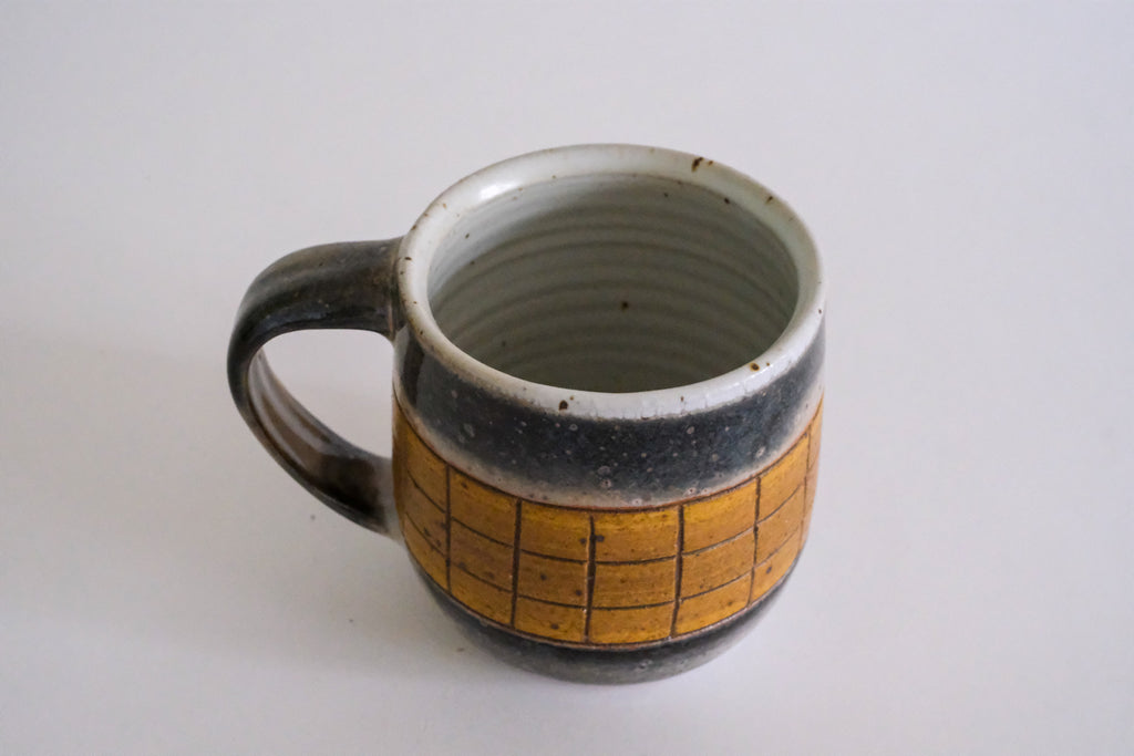 Shino Grid Mug IV