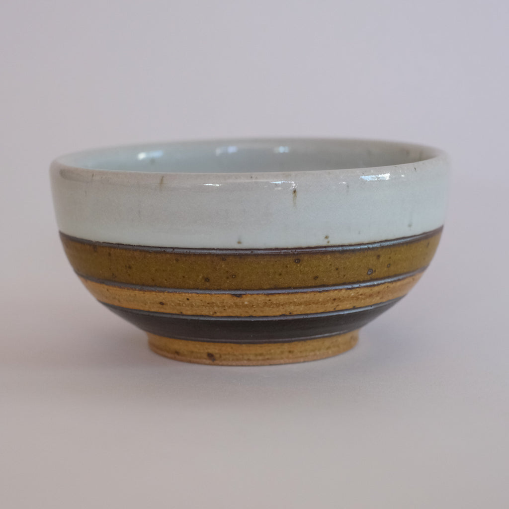 Yogurt Bowl in Rust, Sand and Black