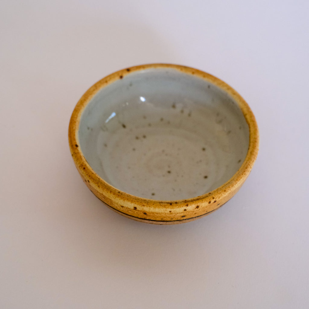 Snack Bowl in Sand and Raw Clay