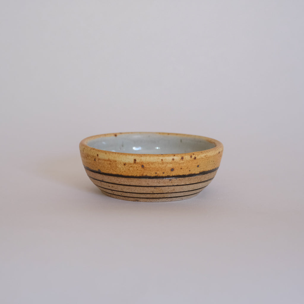 Snack Bowl in Sand and Raw Clay