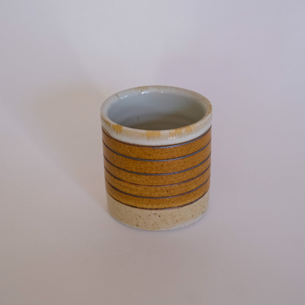 Whiskey Tumbler in Rust and Carving