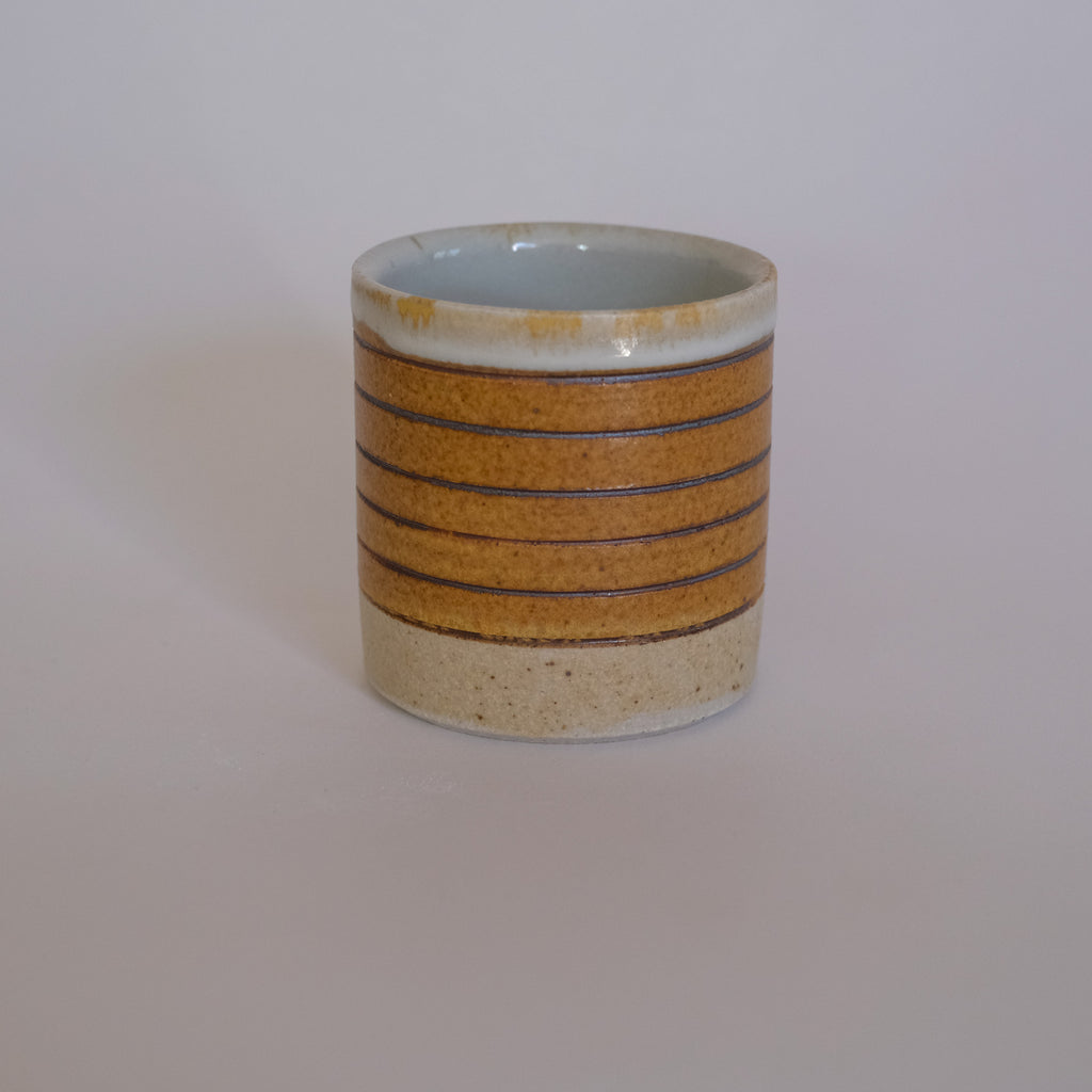 Whiskey Tumbler in Rust and Carving