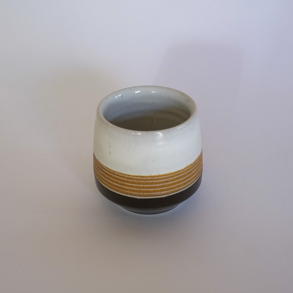 Small Tumbler in Black and Rust