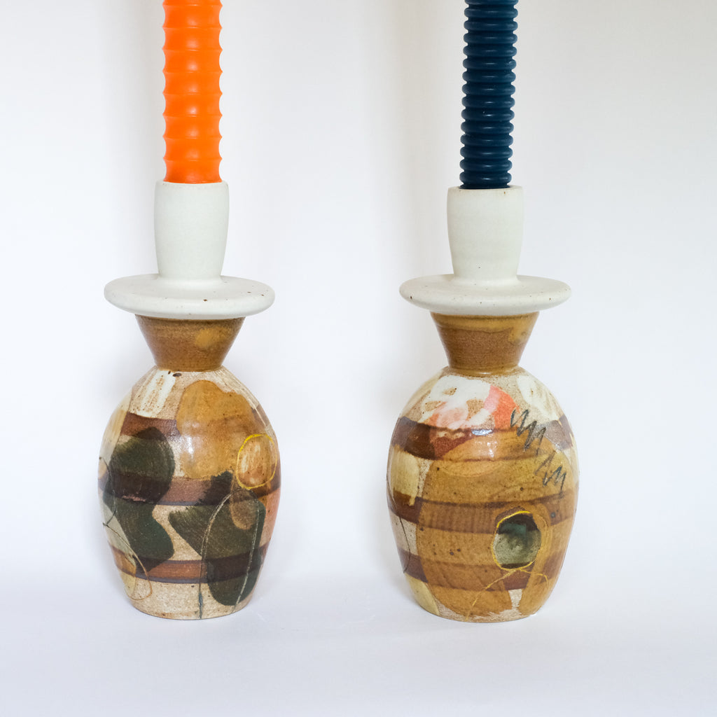 Candle Holders- Multi Colored