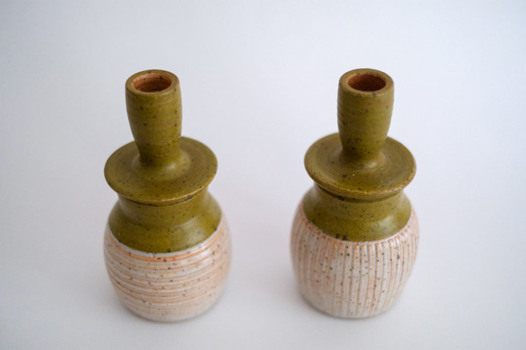 Candleholders in Shino