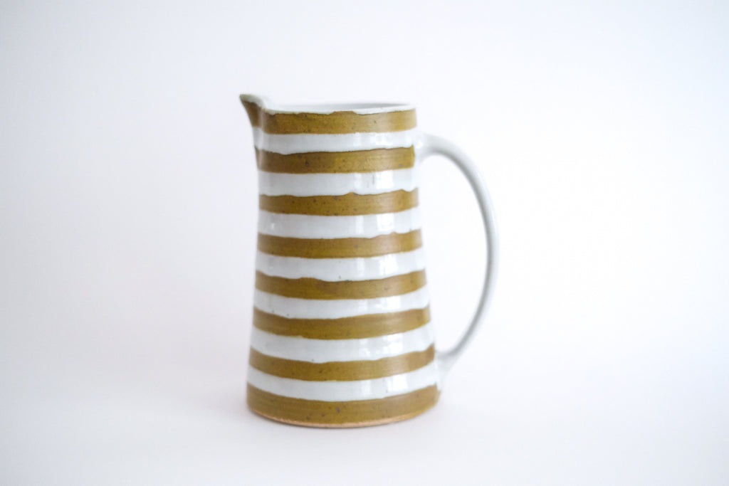Pitcher in Stripes and Gloss