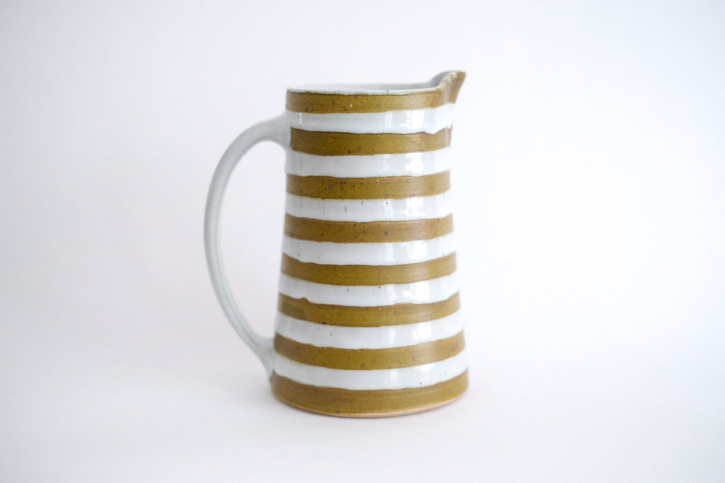 Pitcher in Stripes and Gloss