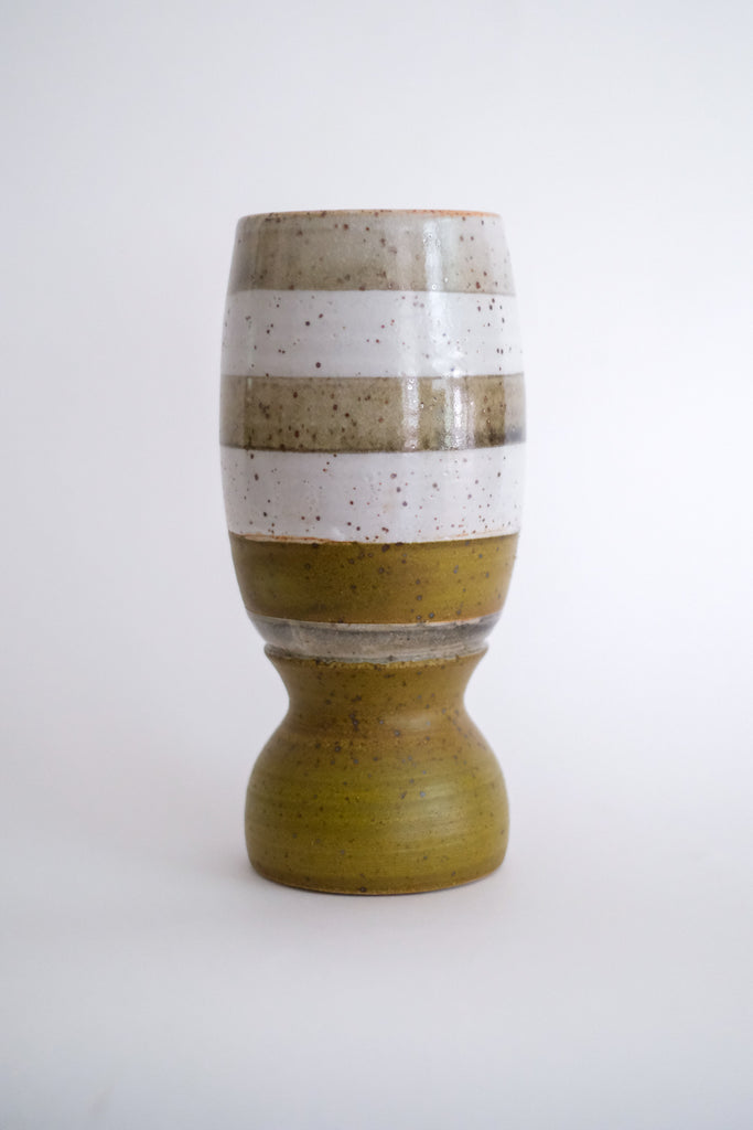 Footed Vase in Shino